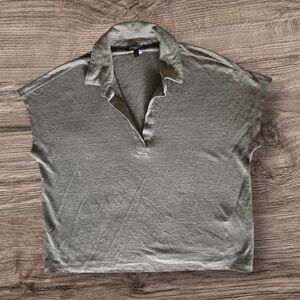 Banana Republic Military Green Polo Shirt Size M